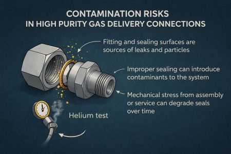 contamination risks in high purity delivery connections